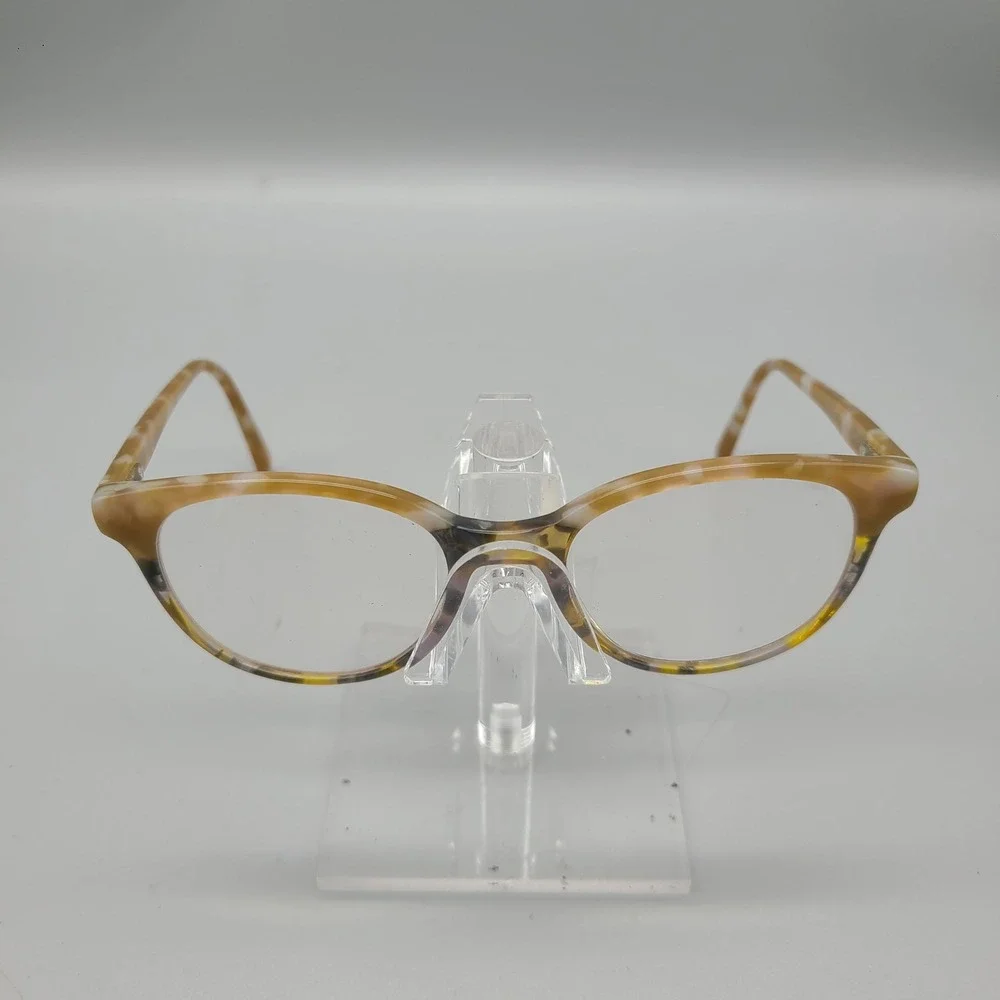 Jill Stuart JS 375-1 Cat Eye Eyeglasses Tan Cream Marbled Tortoise 50-19-140